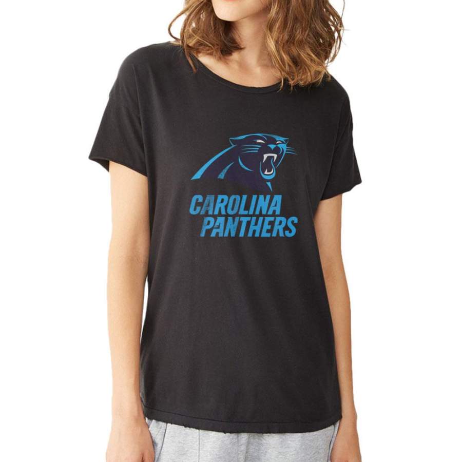 Carolina Panthers Football Logo Women’S T Shirt