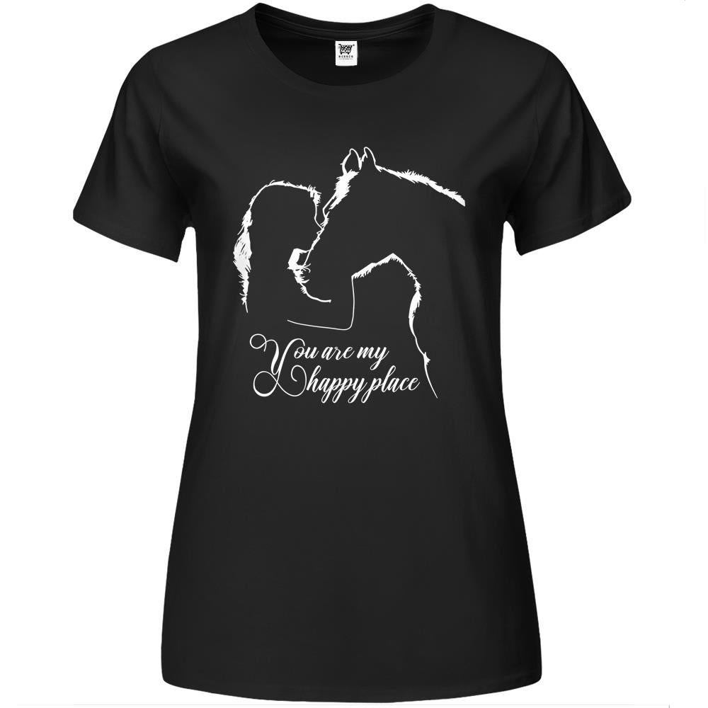 You Are My Happy Place Gift Horse Lovers Premium Womens Tshirts