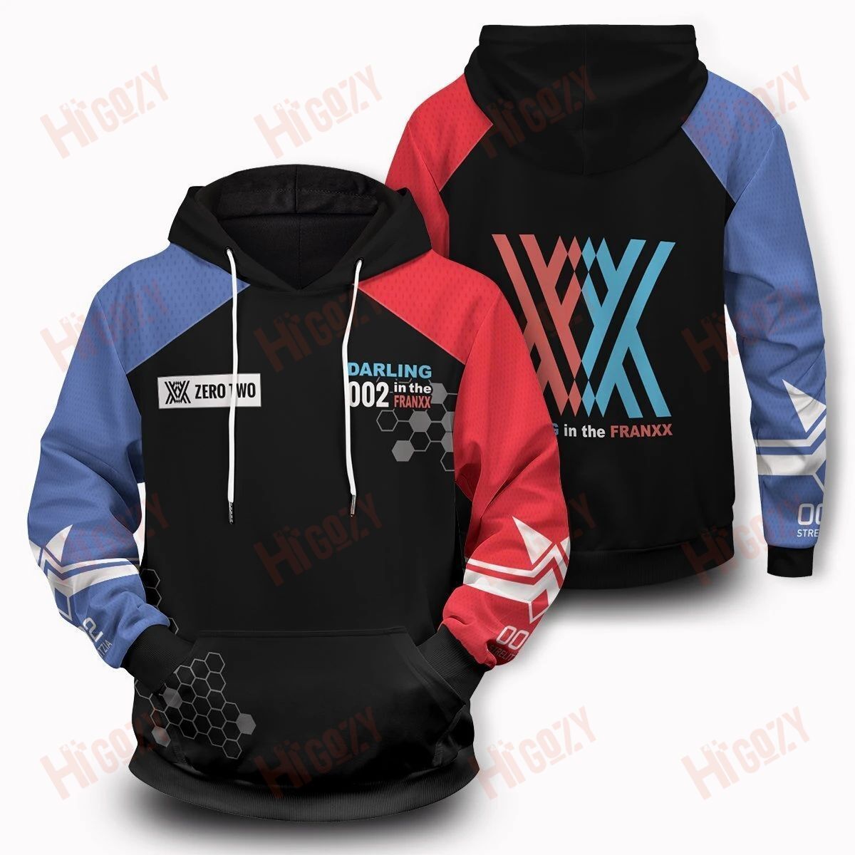 002 Franxx Unisex Pullover Hoodie