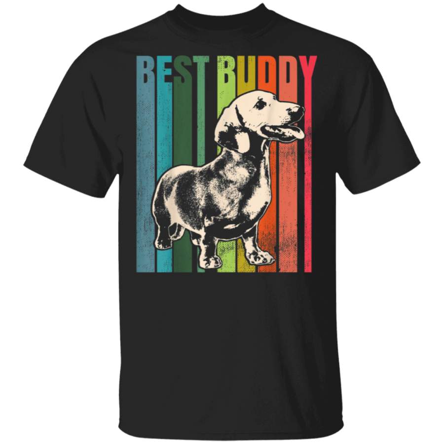 Wiener Vintage Dachshund Best Buddy TShirt