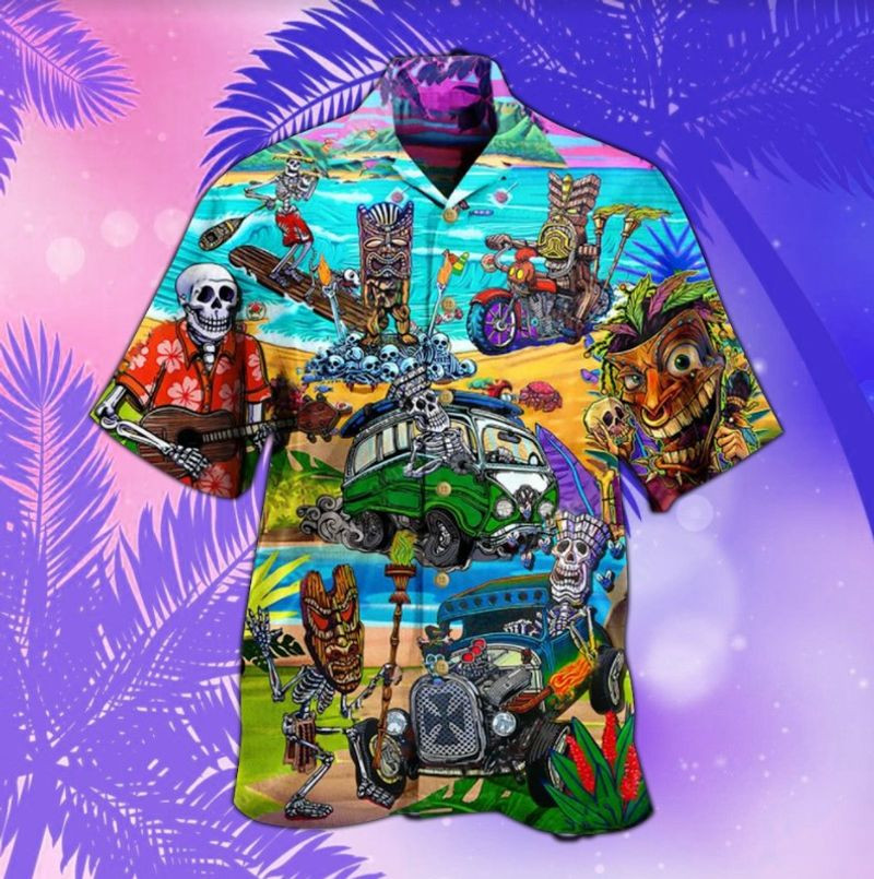 Tiki And Skull Hawaii Shirt Unisex Adult Ha60405