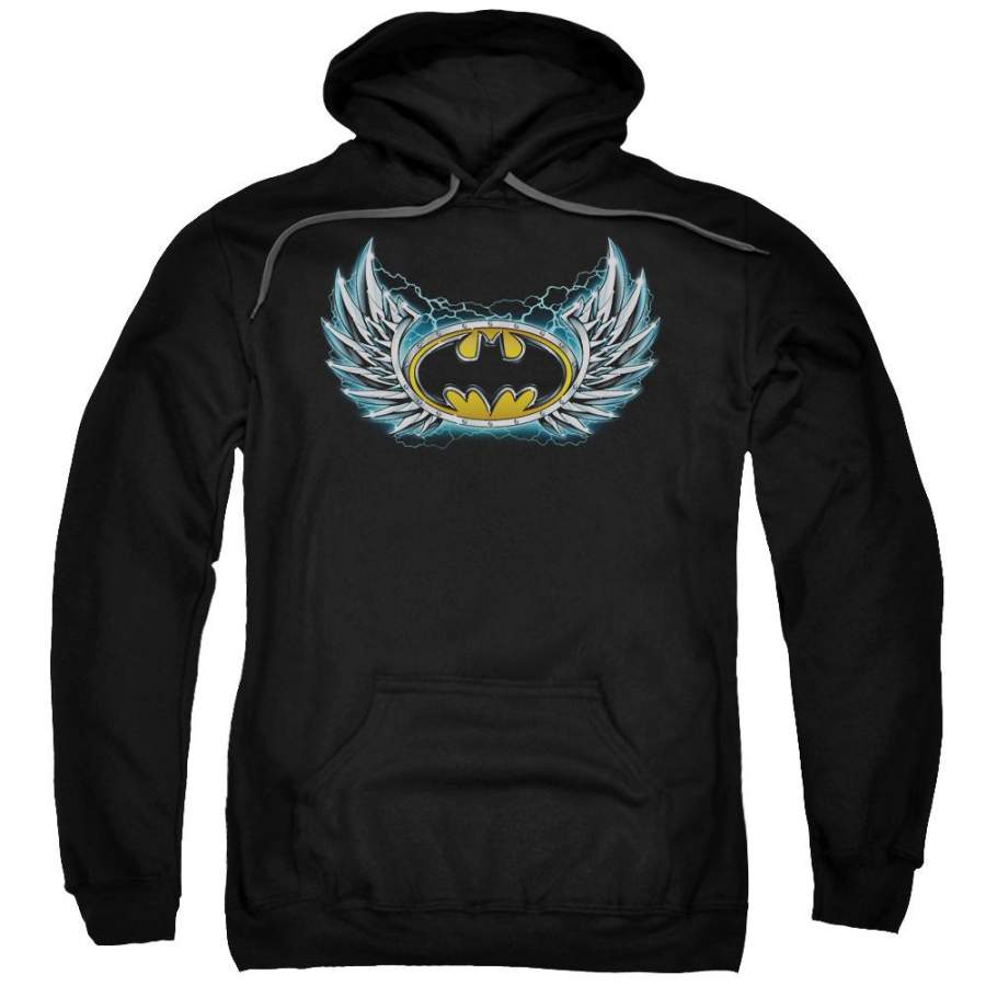 Batman – Steel Wings Logo Adult Pull Over Hoodie