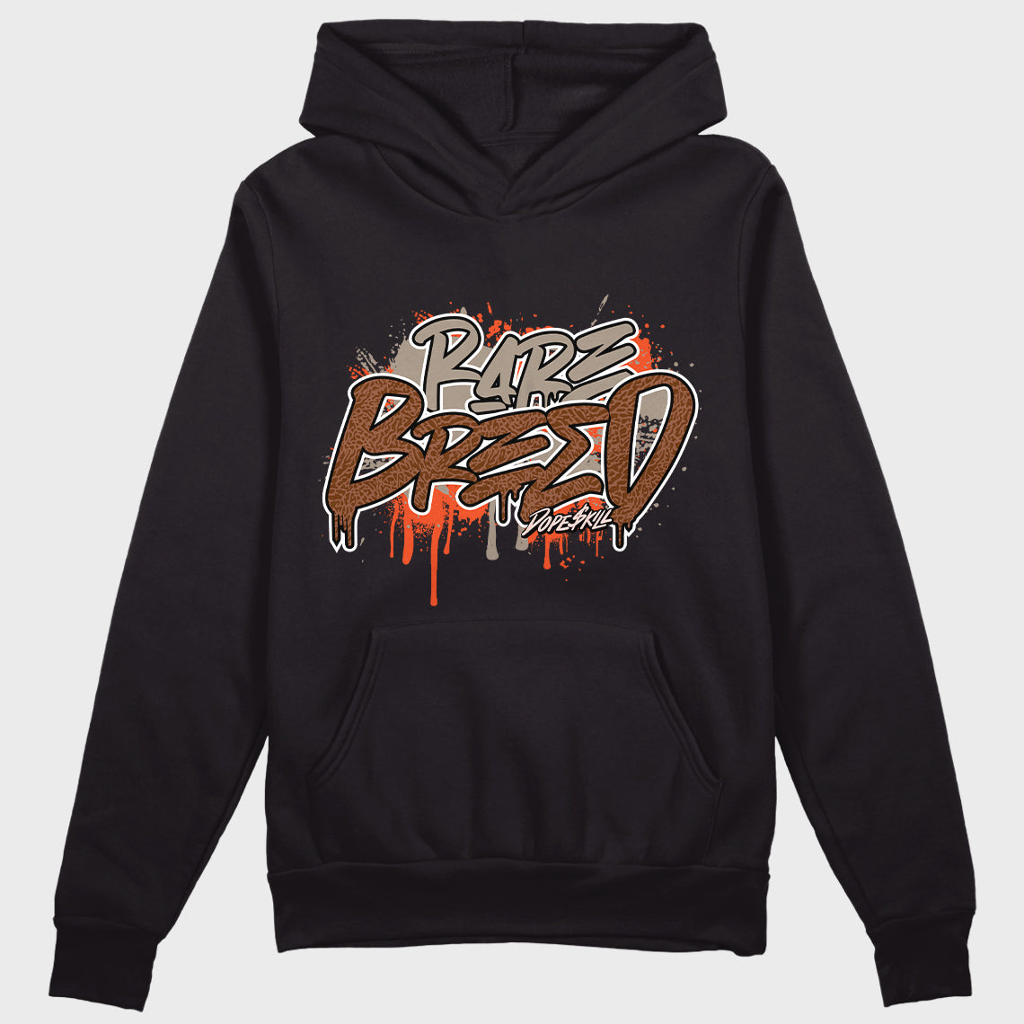 Jordan 3 “Desert Elephant” Dopeskill Hoodie Rare Breed Graphic