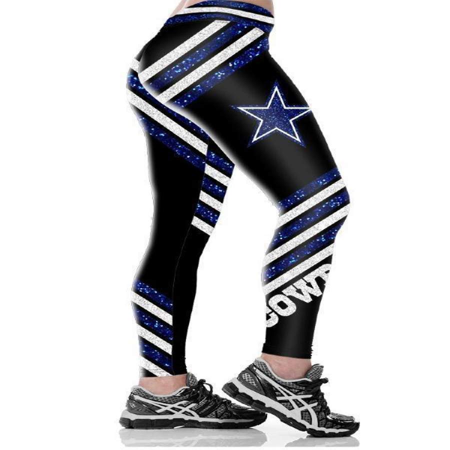 Dallas Cowboys Printed Yoga Fitness Leggings – Slamandgo