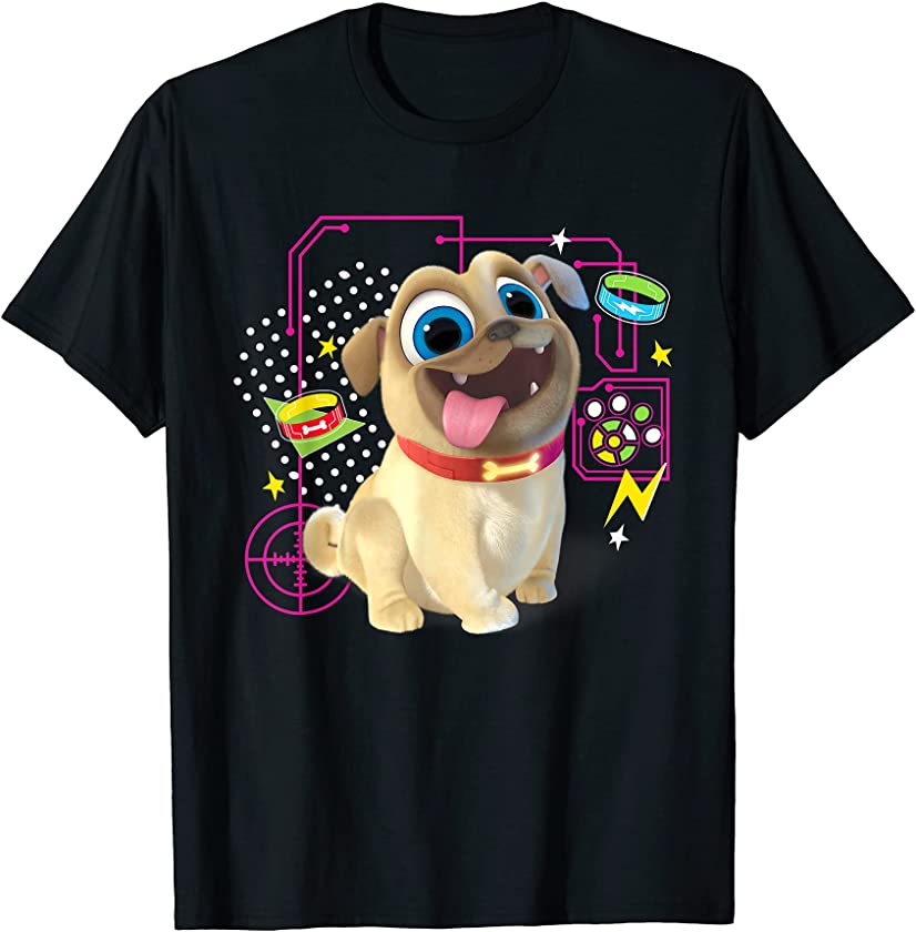 Puppy Dog Tales pug dog Rolly T-Shirt