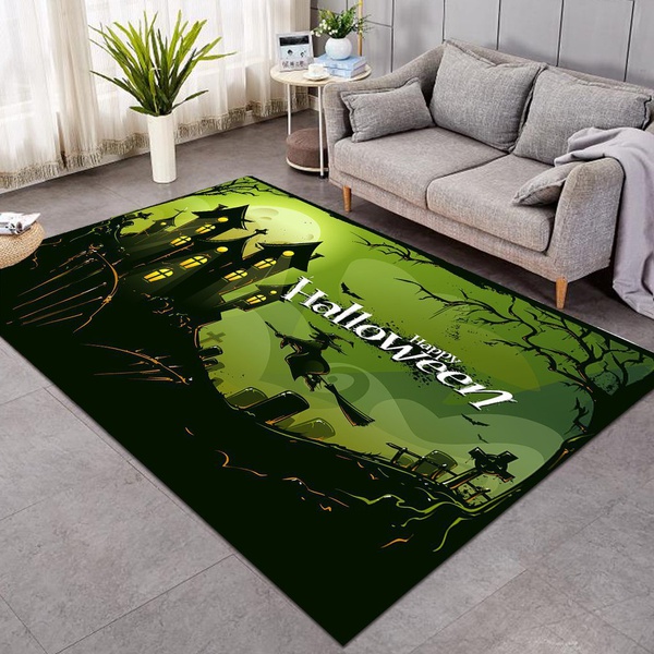 Halloween Witch Anti-Skid Plush Velour Area Rug | Ar1740