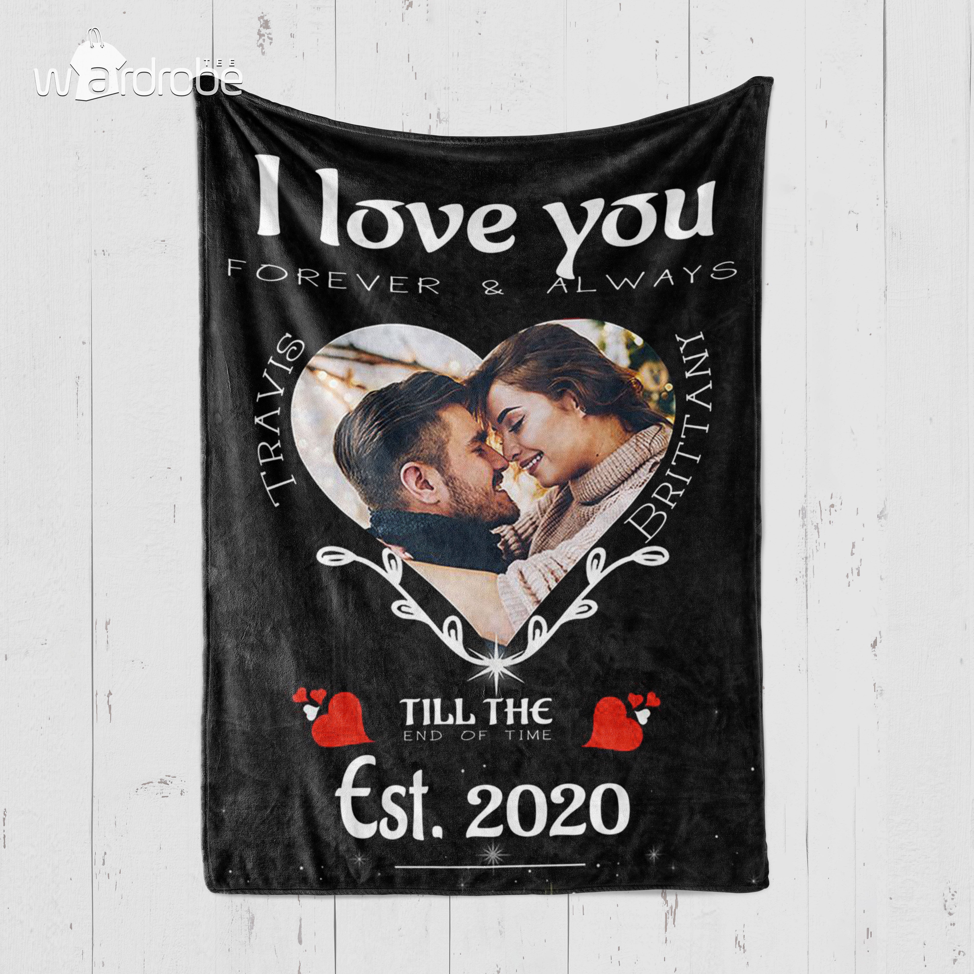 Custom Blanket Couple Blanket – Gift For Couple