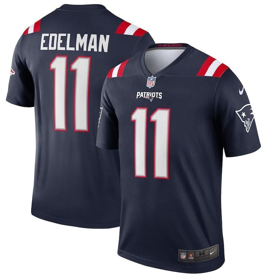 New England Patriots Julian Edelman Navy Legend 3D Jersey