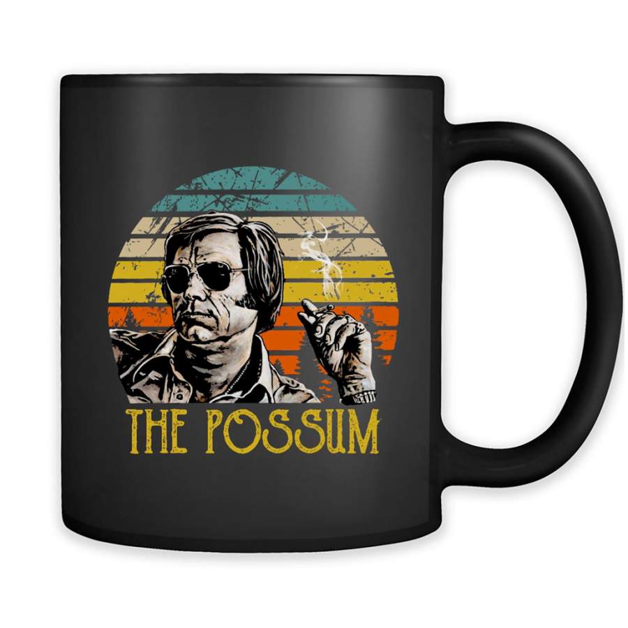 The Possum Classic Vintage Retro Design – Full-Wrap Coffee Black Mug