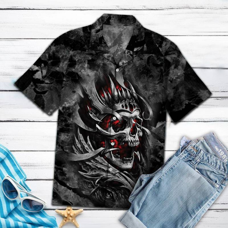 Amazing Skull Hawaii Shirt Ha30503