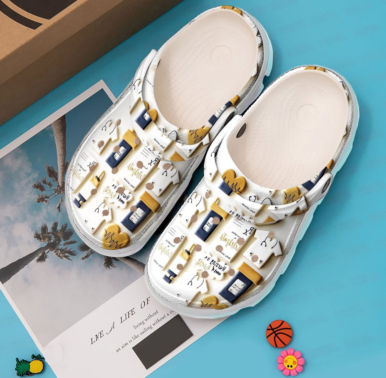 Nurse Personalized Clog, Custom Name, Text, Color, Number Fashion Style For Women, Men, Kid, Print 3D Nurse Collection