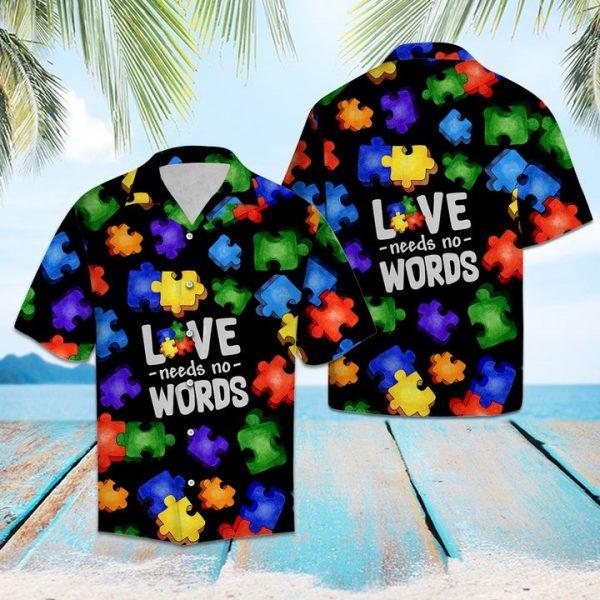 Autism Love Hawaii Shirt Unisex Adult Ha30586