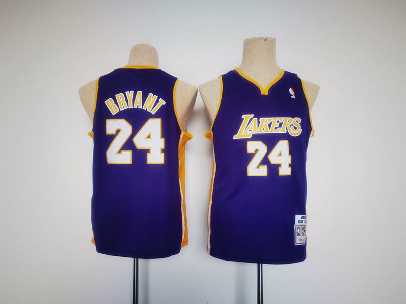 Youth Los Angeles Lakers #24 Kobe Bryant Jersey Purple