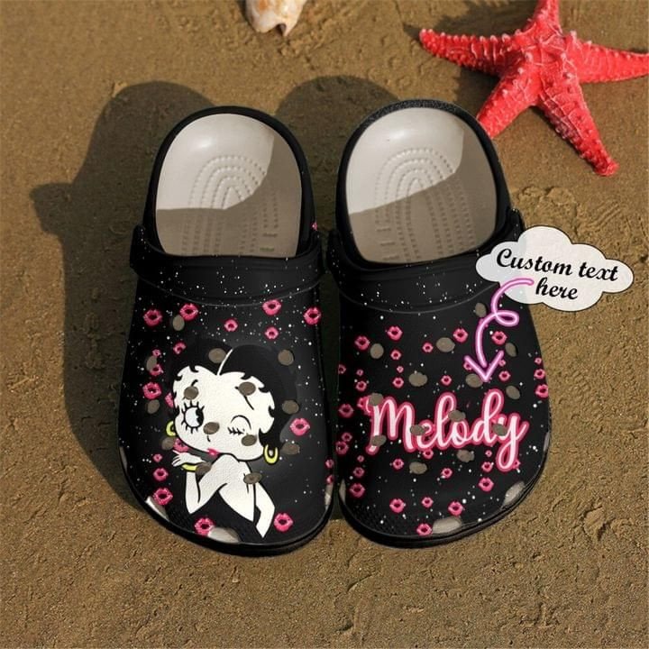 Betty Boop Melody Gift For Lover Rubber Crocs Crocband Clogs Comfy