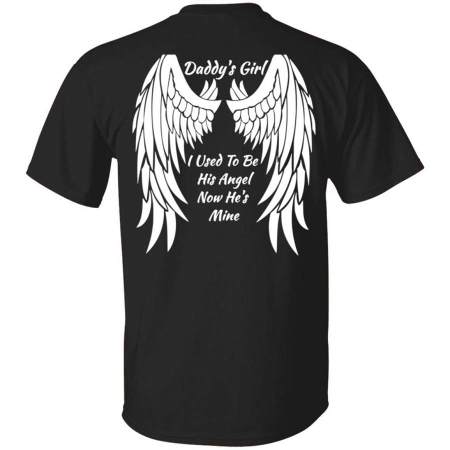 i used to be his angel now he's mine shirt