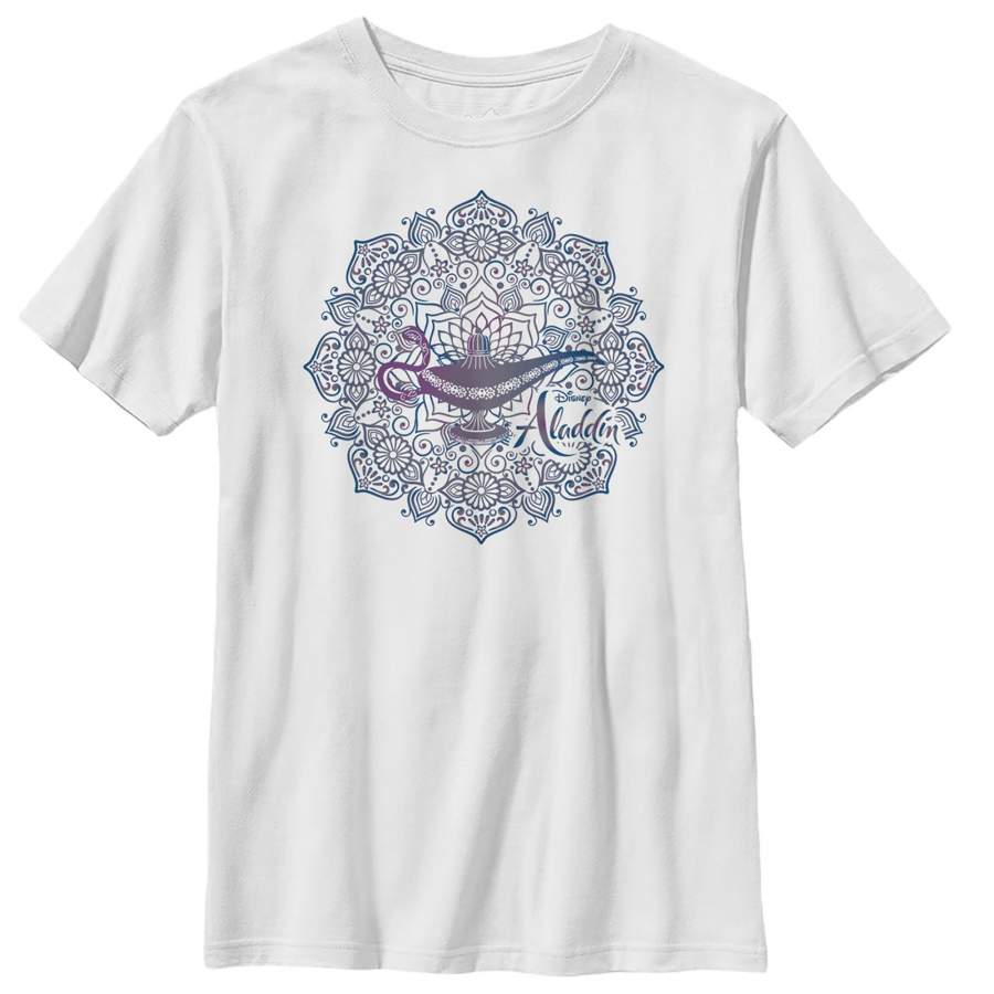 Aladdin Boy’s Magical Lamp Mandala Symbol  T Shirt