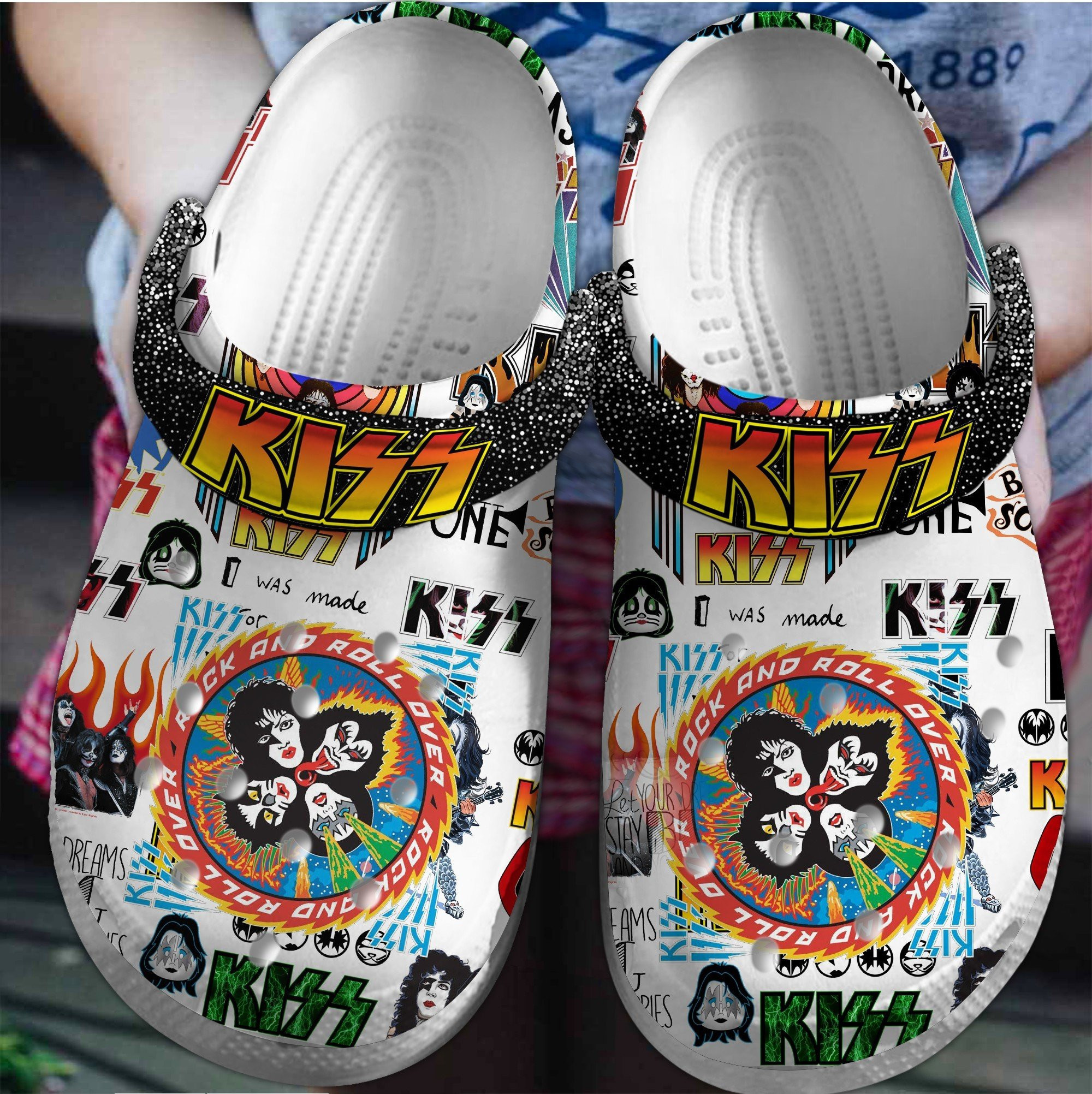 Kiss Crocss Clogs For Men Women And Kid Vlfmql2W
