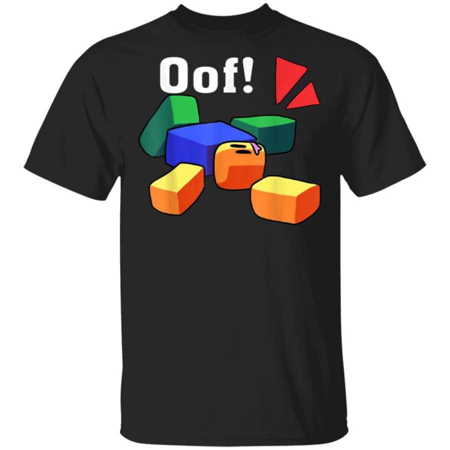 OOF! Funny Blox Noob Gamer T-Shirt