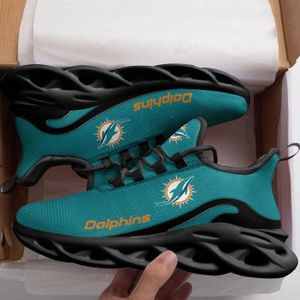 Miami Dolphins Yezy Running Sneakers 434