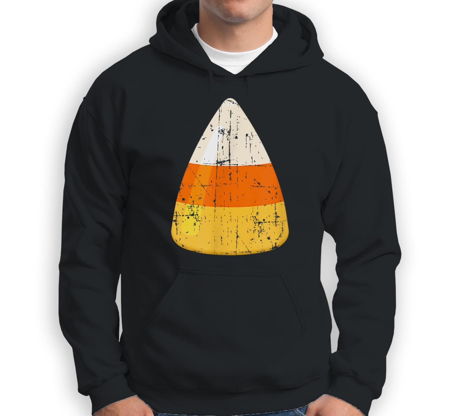 Vintage Candy Corn Halloween Sweatshirt & Hoodie