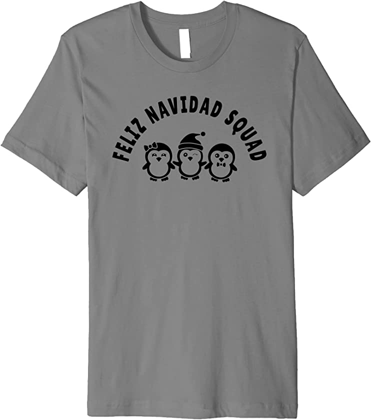 Feliz Navidad Squad Merry Christmas Penguins Premium T-Shirt