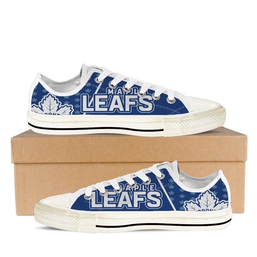 Toronto Maple Leafs Mens Low Cut Sneakers Cut