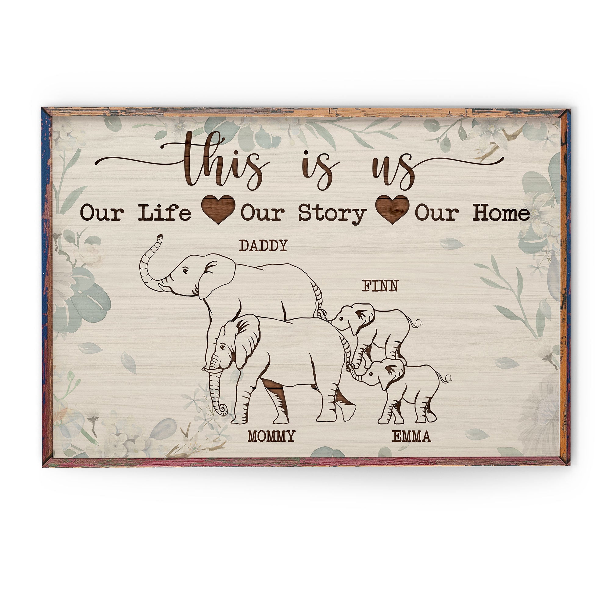 This Is Us, Family Custom Poster/Canvas, Gift For Family