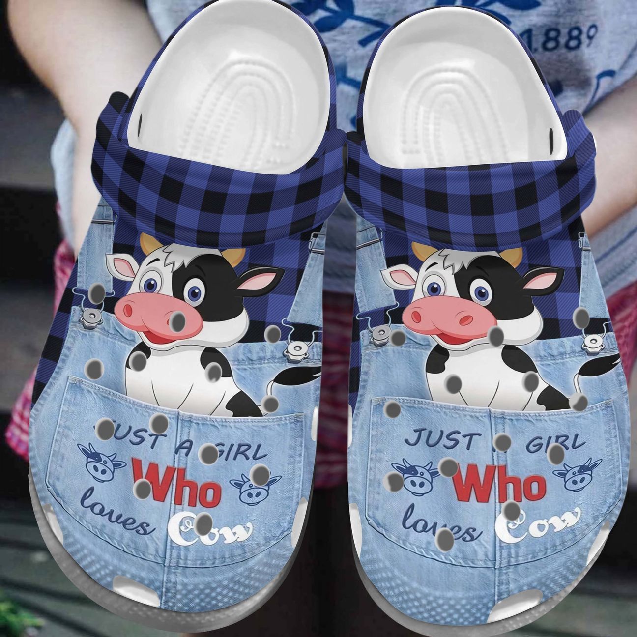 Cow Personalize Clog, Custom Name, Text, Fashion Style For Women, Men, Kid, Print 3D Cute Cows