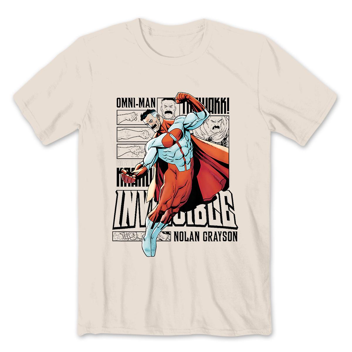 Invincible OMNI-MAN Colage T-Shirt, Invincible T-Shirt, Comic Book Fan T-Shirt, Gift For Women and Man Unisex T-Shirt