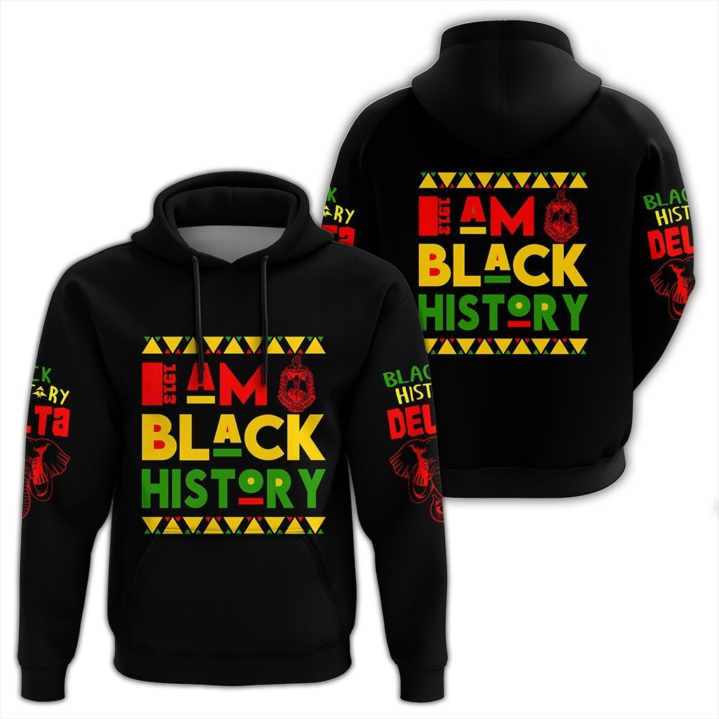 Greek Life Hoodie – Black History Delta Sigma Theta Pullover Hoodie