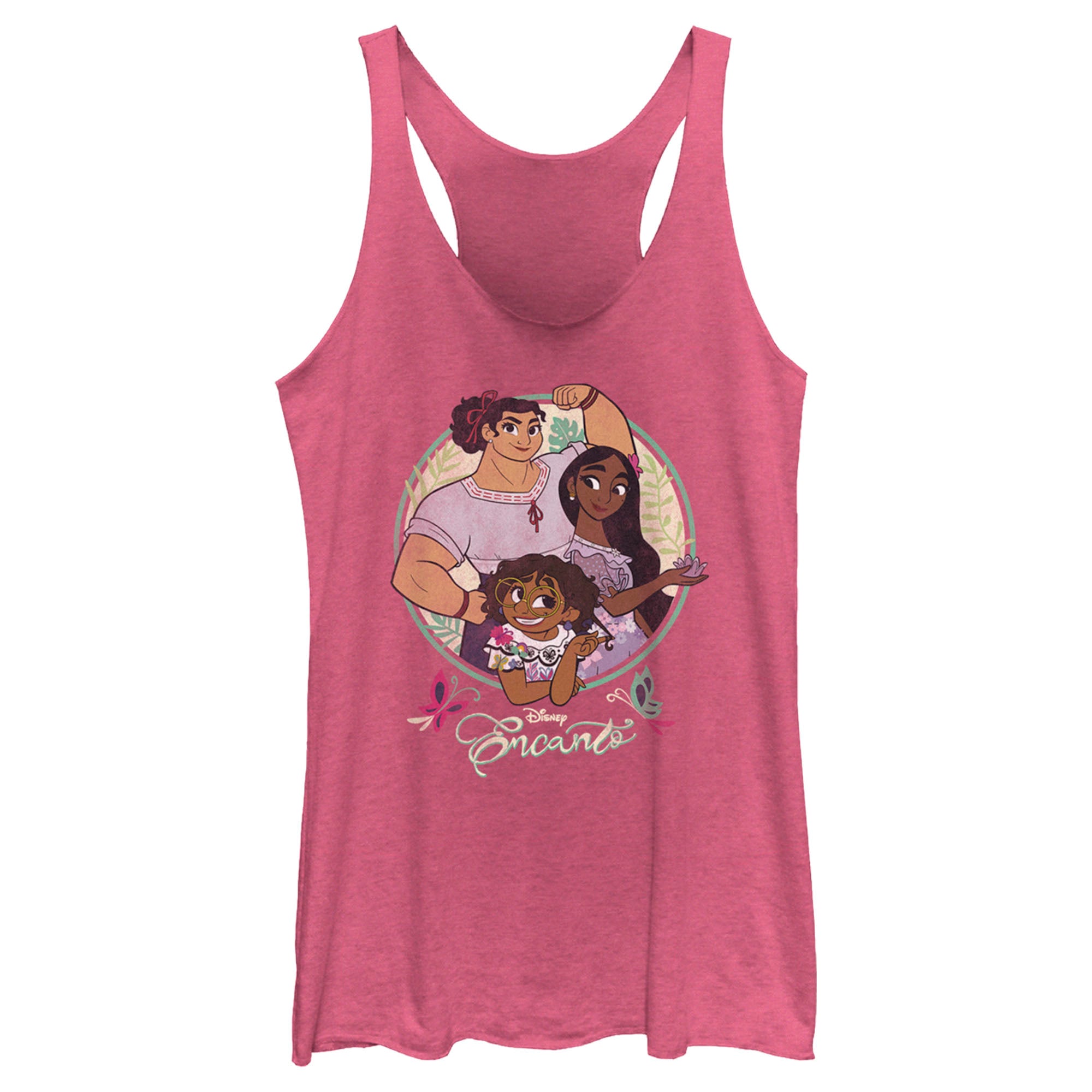 Women’S Encanto Mirabel, Isabela & Luisa Magical Sisters Racerback Tank Top