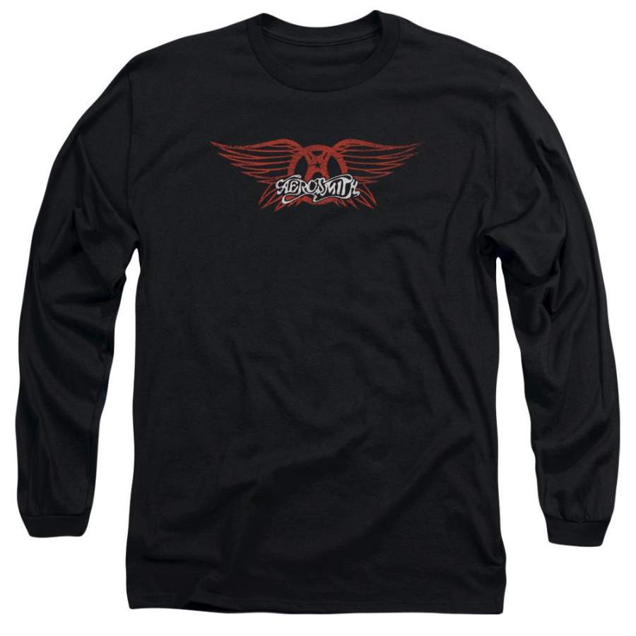 Aerosmith – Winged Logo Long Sleeve Adult 18/1