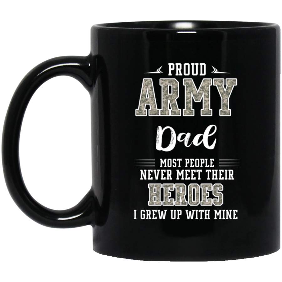 Proud Army Dad T Shirt – Pride Military Dad I Grew Up