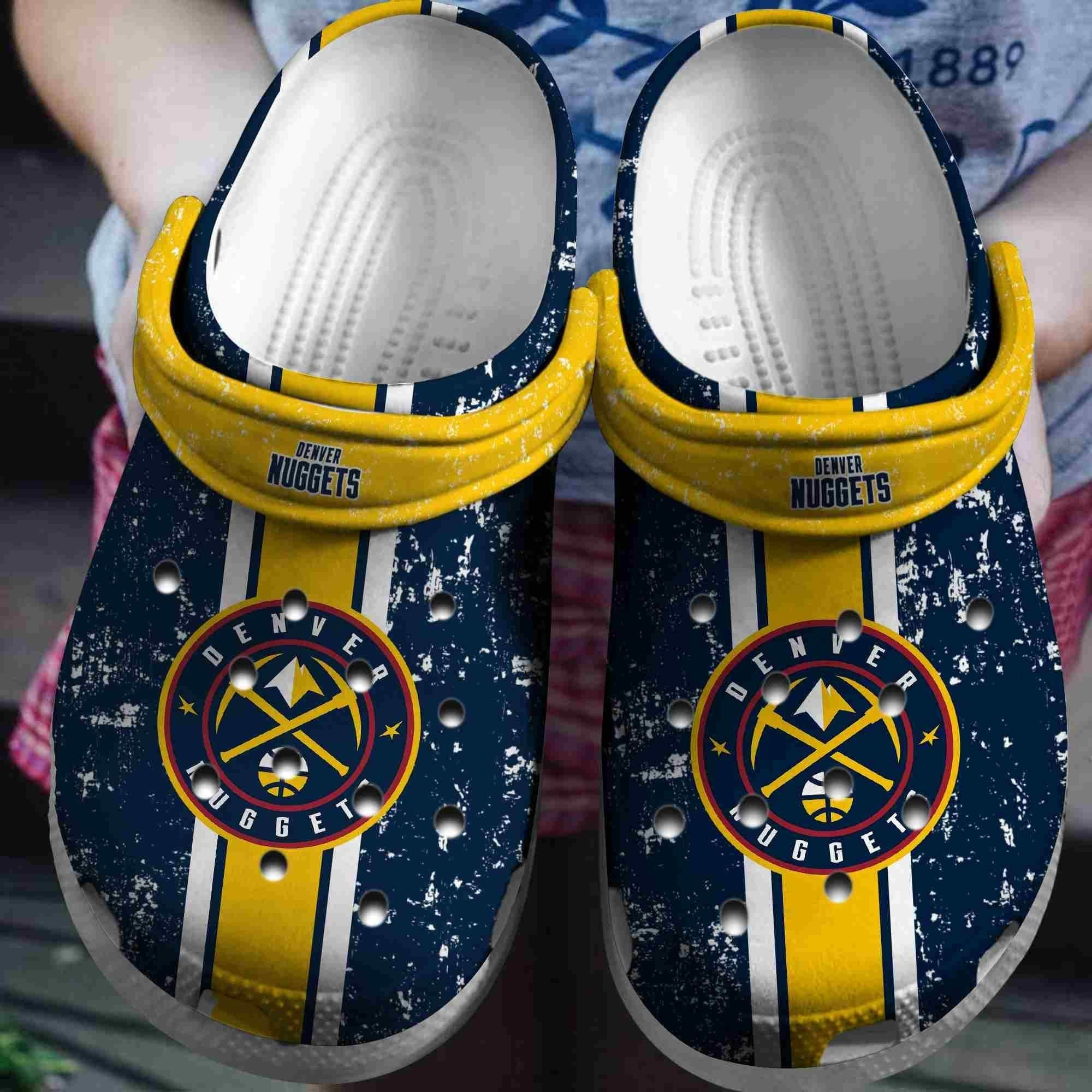 Denver Nuggets Basketball Club Crocband Shoes Crocss Clogs Comfortable For Men Women