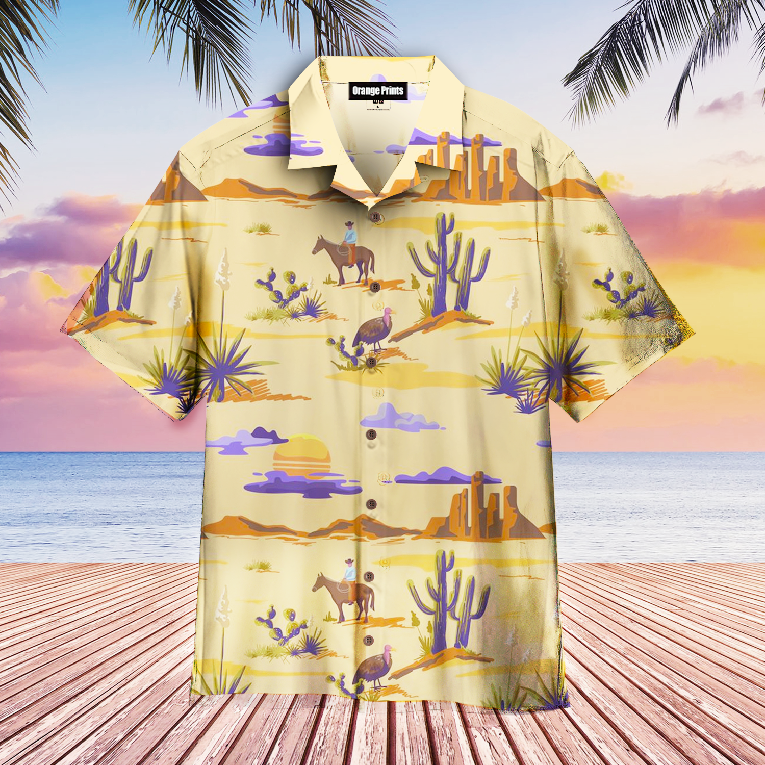 Kentucky Derby Riding Horse In Dessert Hawaii Shirt For Men Women Ha34190