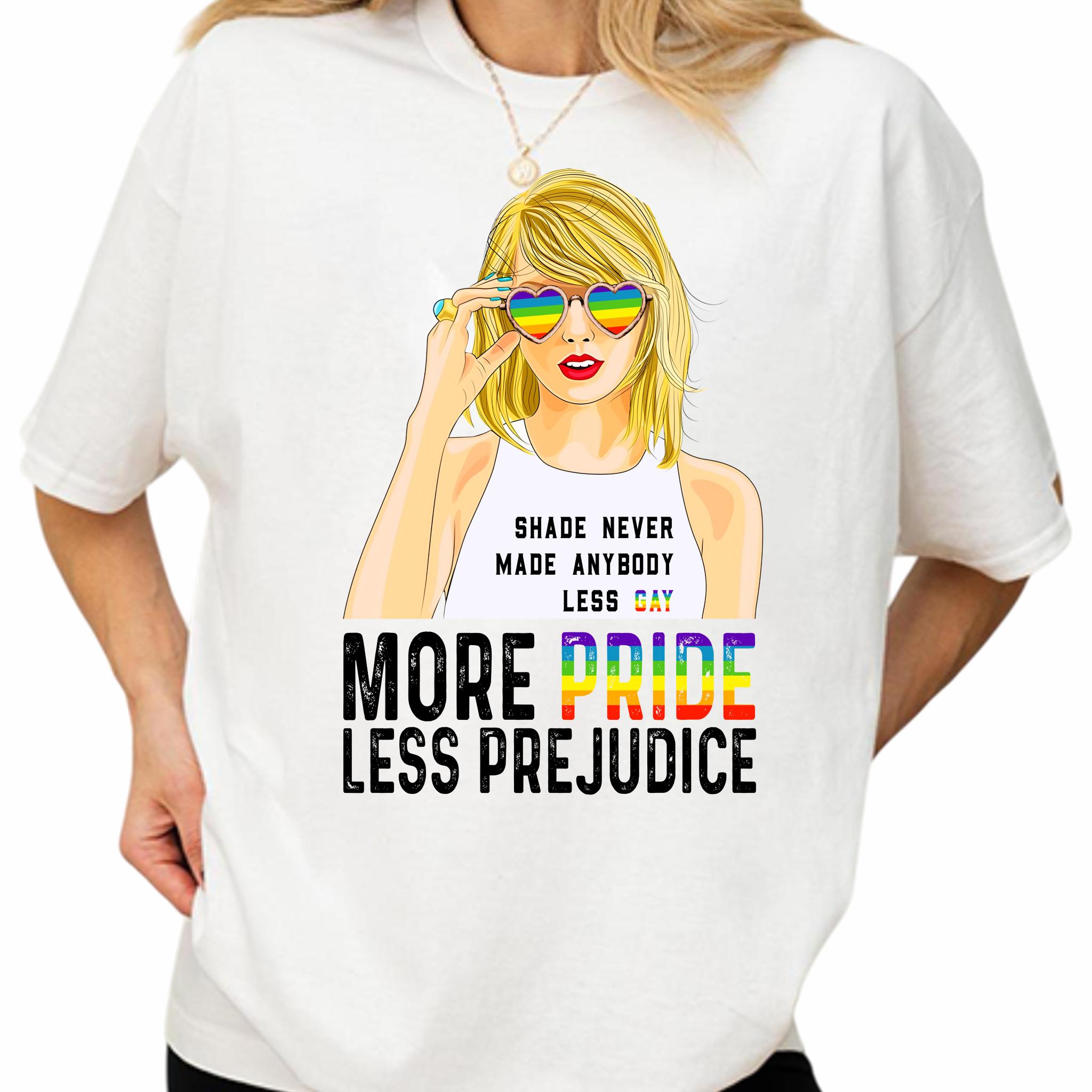 Tay Tay Pride Month Shirt, LGBTQ+ Sweatshirt Hoodie, Celebrate Pride Month with Unique Outfits and Ideas, Clothes Cotton Fit Oversized Top Womenswear Casual Piece