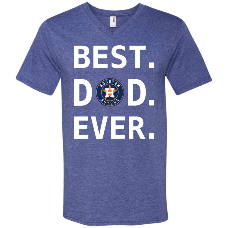 Best Houston Astros Dad Ever Baseball Fathers Day Shirt