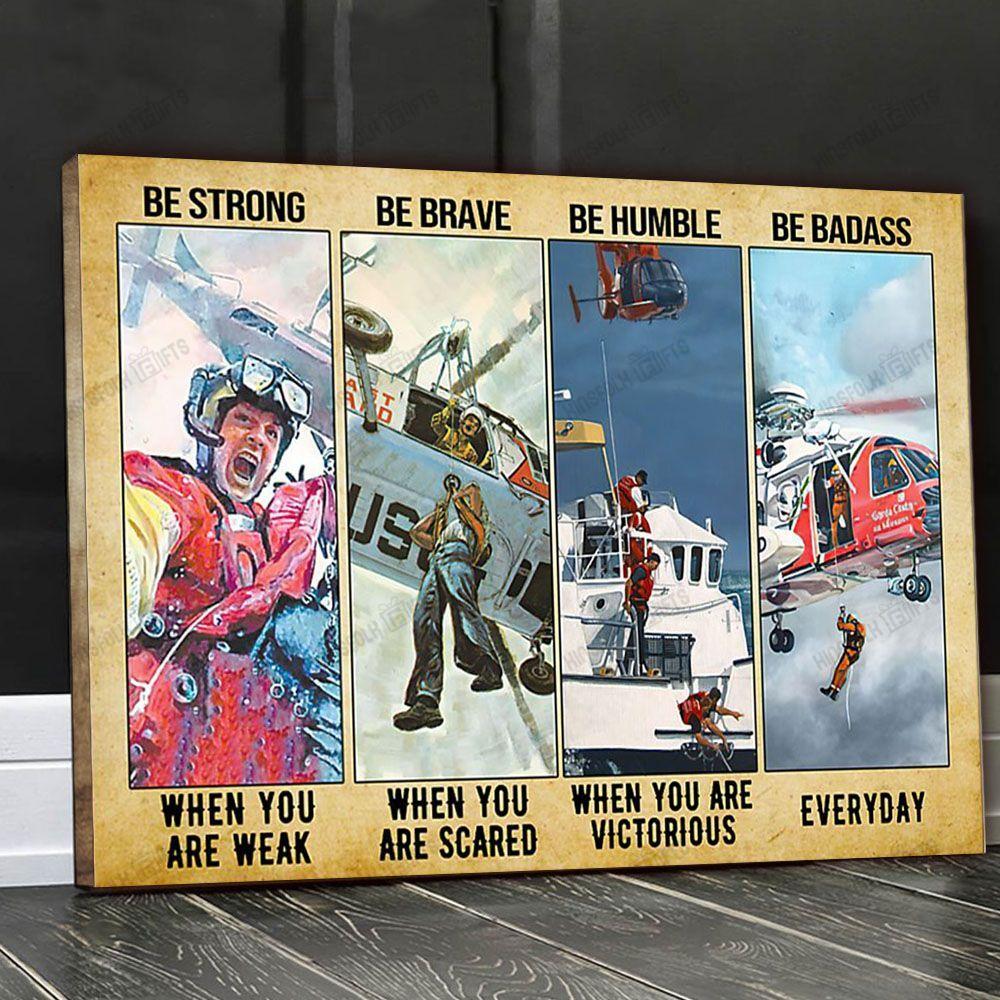 Coast Guard Veteran Canvas Poster Wall Art, Poster Print, Canvas Print Wall Decor