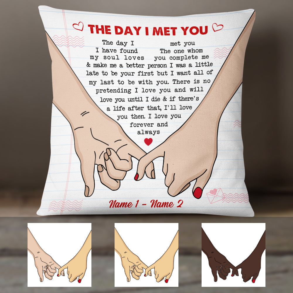 Personalized Couple Pillow Mr83 26O36 (Insert Included)