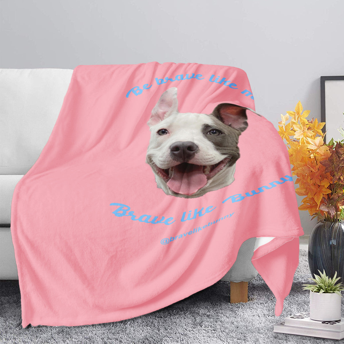 Bunny Head – Brave Like Me, Brave Like Bunny Official Blankets