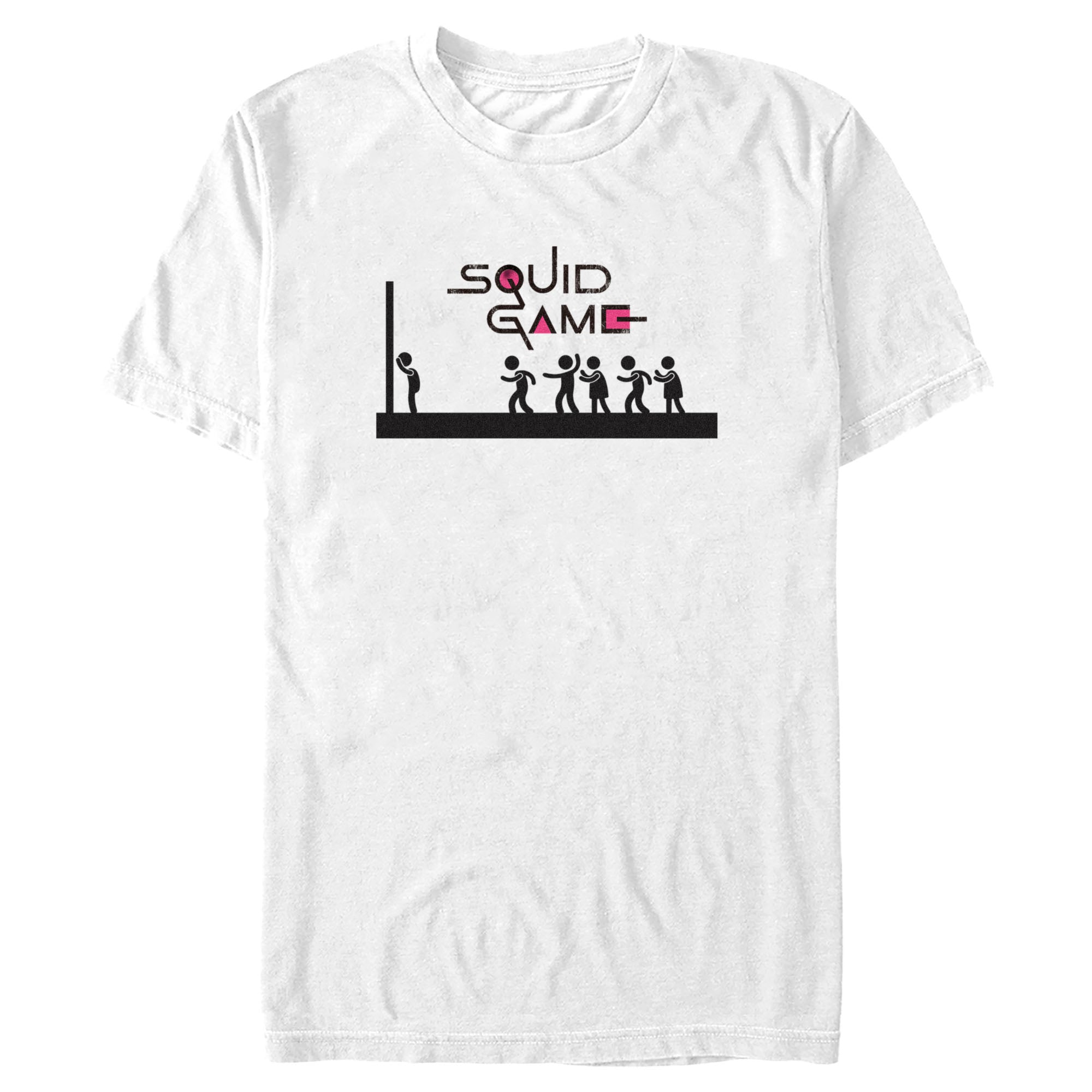 Squid Game Men’S Stick Figure Red Light Green Light  T-Shirt