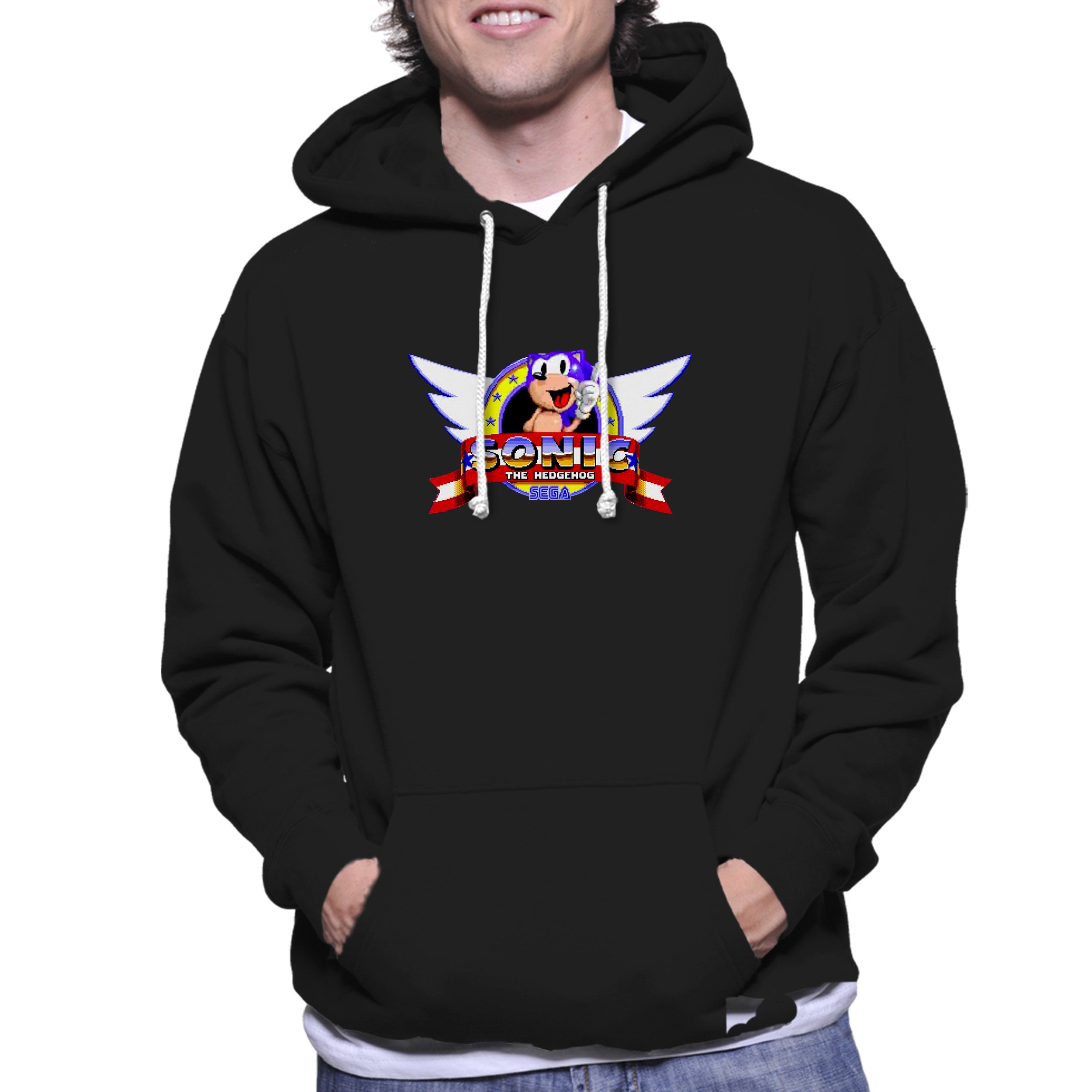 Sonic The Hedgehog Sega Smile Unisex Hoodie