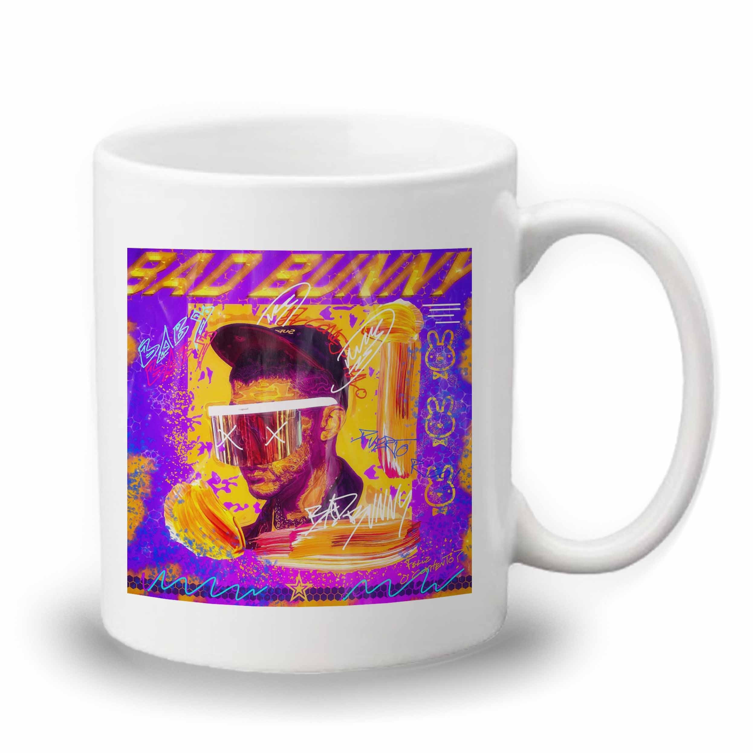 Bad Bunny Callaita Reggaeton Regueton Art Mug