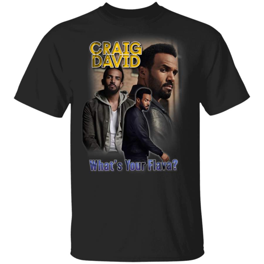 Craig David Official Whats Your Flava TShirt