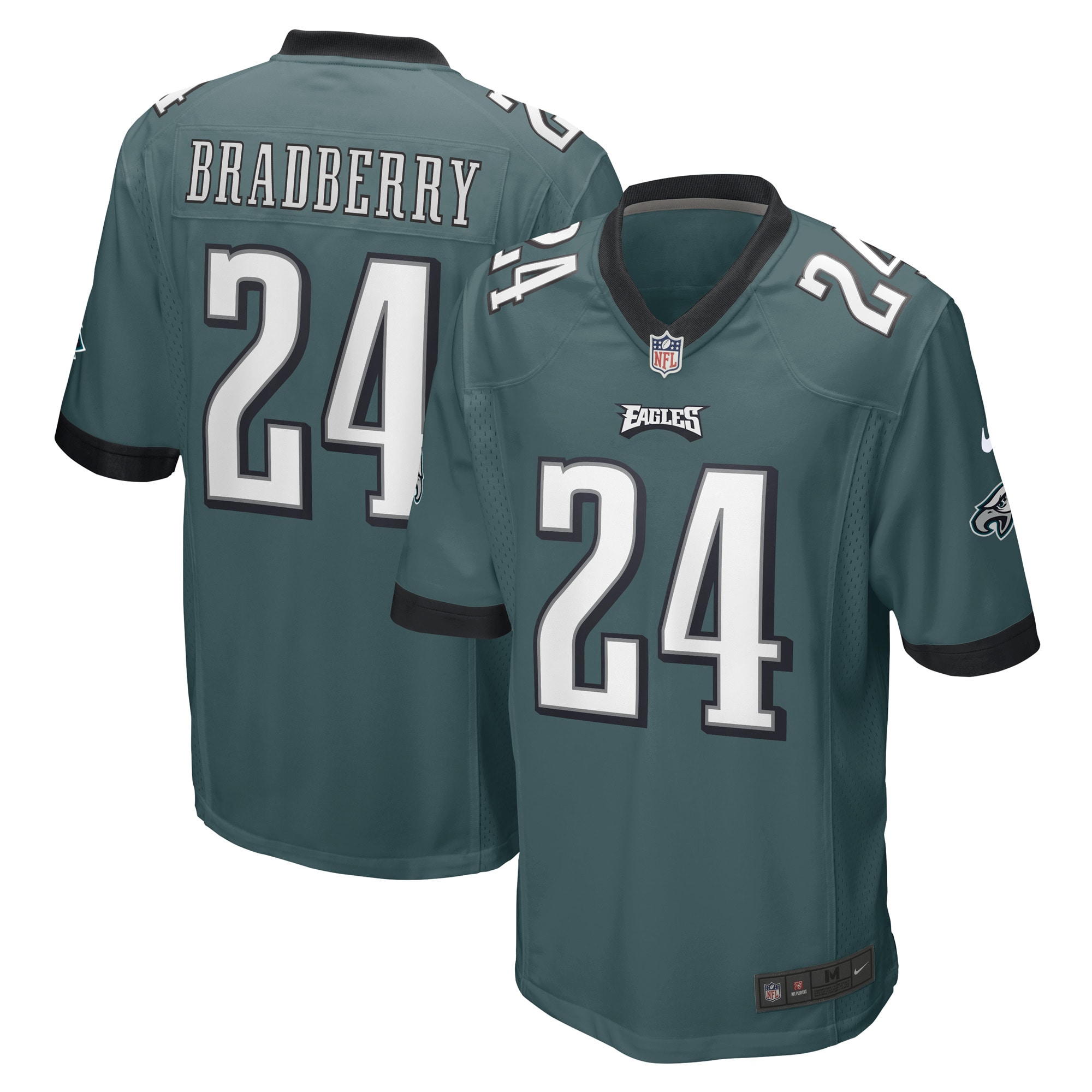 James Bradberry Philadelphia Eagles Game Player Jersey – Midnight Green