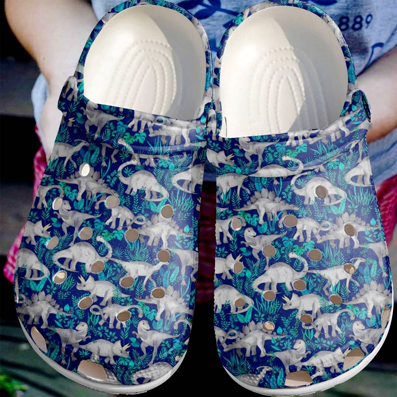 Dinosaur Personalize Clog, Custom Name, Text, Fashion Style For Women, Men, Kid, Print 3D Incredible Dinosaurs