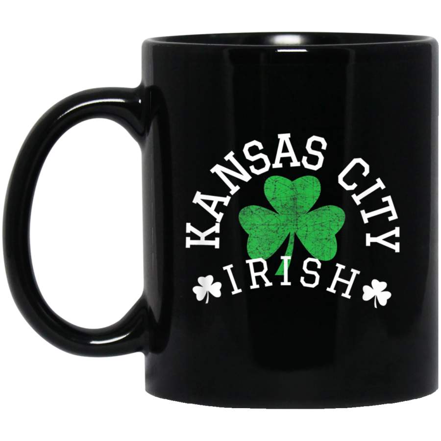 Cool KC Irish Kansas City Clover Ireland Kc Lucky Green Mug