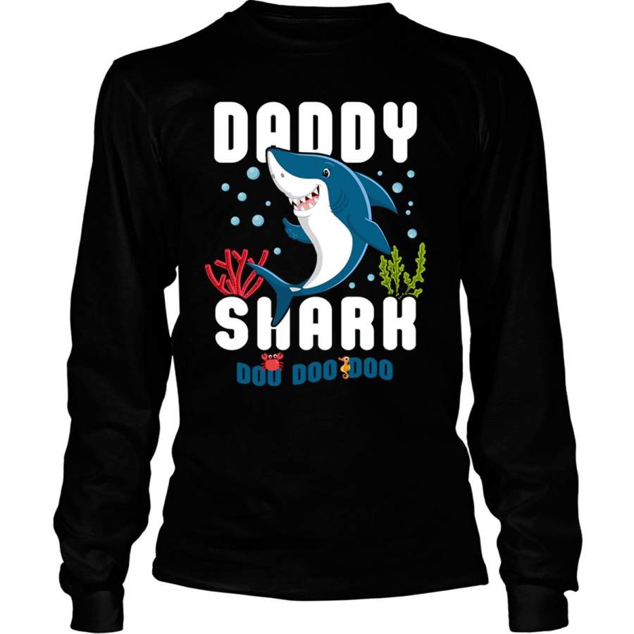 unny Daddy Shark Doo Doo T Shirt, Baby Shark Dance T Shirt – Long Sleeve Tees