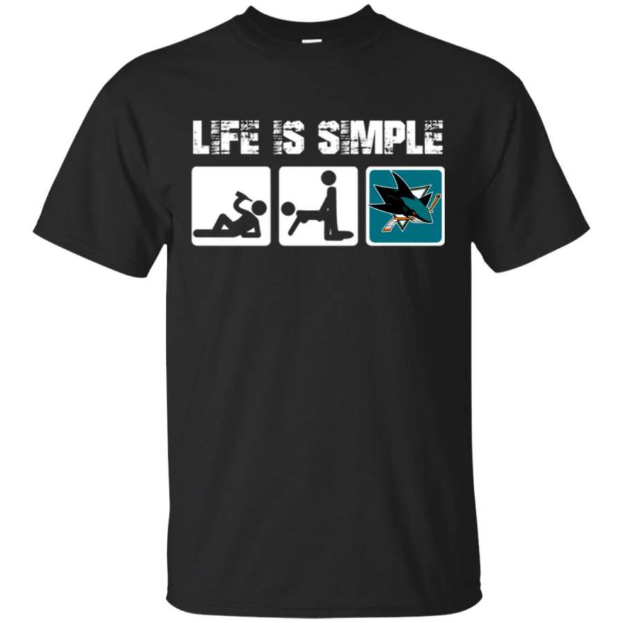 San Jose Sharks Life Is Simple T Shirt – Moano Store