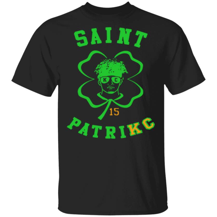 15 Patrick Mahomes Kansas City Chiefs St. Patricks day shirt 1 gift family T-Shirt